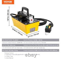 VEVOR Air Hydraulic Pump Frame Machine Pump 10,000PSI Air Over Hydraulic Pump