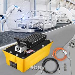 VEVOR Air Hydraulic Pump Hydraulic Foot Pump 10,000 PSI with Hose and Spray Gun