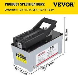 VEVOR Air Powered Hydraulic Pump 10,000 PSI Quick Power Air Foot Pedal Pump