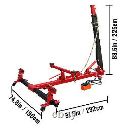 VEVOR Auto Body Frame Puller Frame Straightener 10 Ton PSI Air Pump 10000 PSI