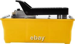Versatile 10,000 PSI Foot Operated Air Hydraulic Pump for Auto Repair & Rigging