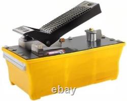 Versatile 10,000 PSI Foot Operated Air Hydraulic Pump for Auto Repair & Rigging