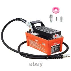 Versatile 10,000 PSI Hydraulic Air Pump with Non-Slip Foot Design & Oil Supply