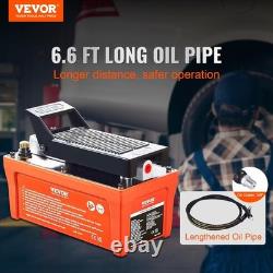 Versatile 10,000 PSI Hydraulic Air Pump with Non-Slip Foot Design & Oil Supply