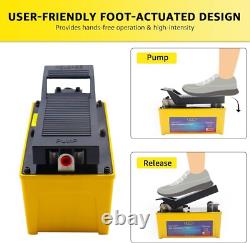 Versatile BESTOOL Air Hydraulic Pump 10,000 PSI, Includes High-Pressure Hose