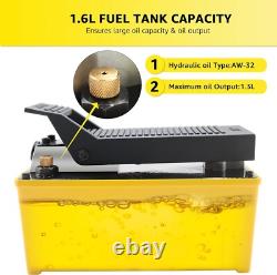 Versatile BESTOOL Air Hydraulic Pump 10,000 PSI, Includes High-Pressure Hose