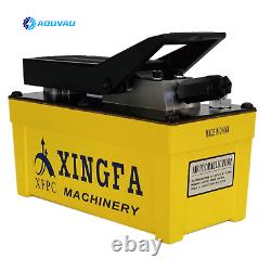 XFPC Air Hydraulic Foot Pump 1.7L 10,000 PSI, 3/8 NPT Yellow