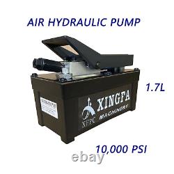 XFPC Air Hydraulic Pump 10,000 PSI, 1.7L Reservoir, Air Hydraulic Pump Black
