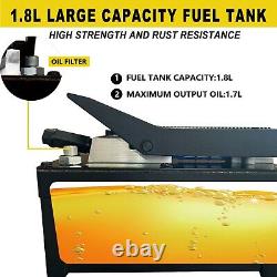 XFPC Air Hydraulic Pump 10,000 PSI, 1.7L Reservoir, Air Hydraulic Pump Black