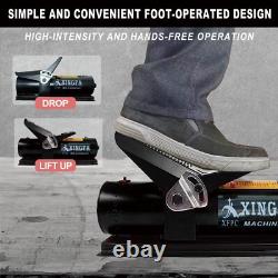 XF-Air Hydraulic Pump 10,000 PSI 1.7L Reservoir NPT 3/8 Oil Outlet, Black