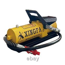 XF-Air Hydraulic Pump 10,000 PSI 1.7L Reservoir NPT 3/8 Oil Outlet, Yellow
